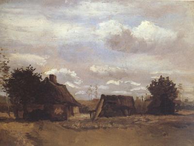 Vincent Van Gogh Cottage (nn04) France oil painting art